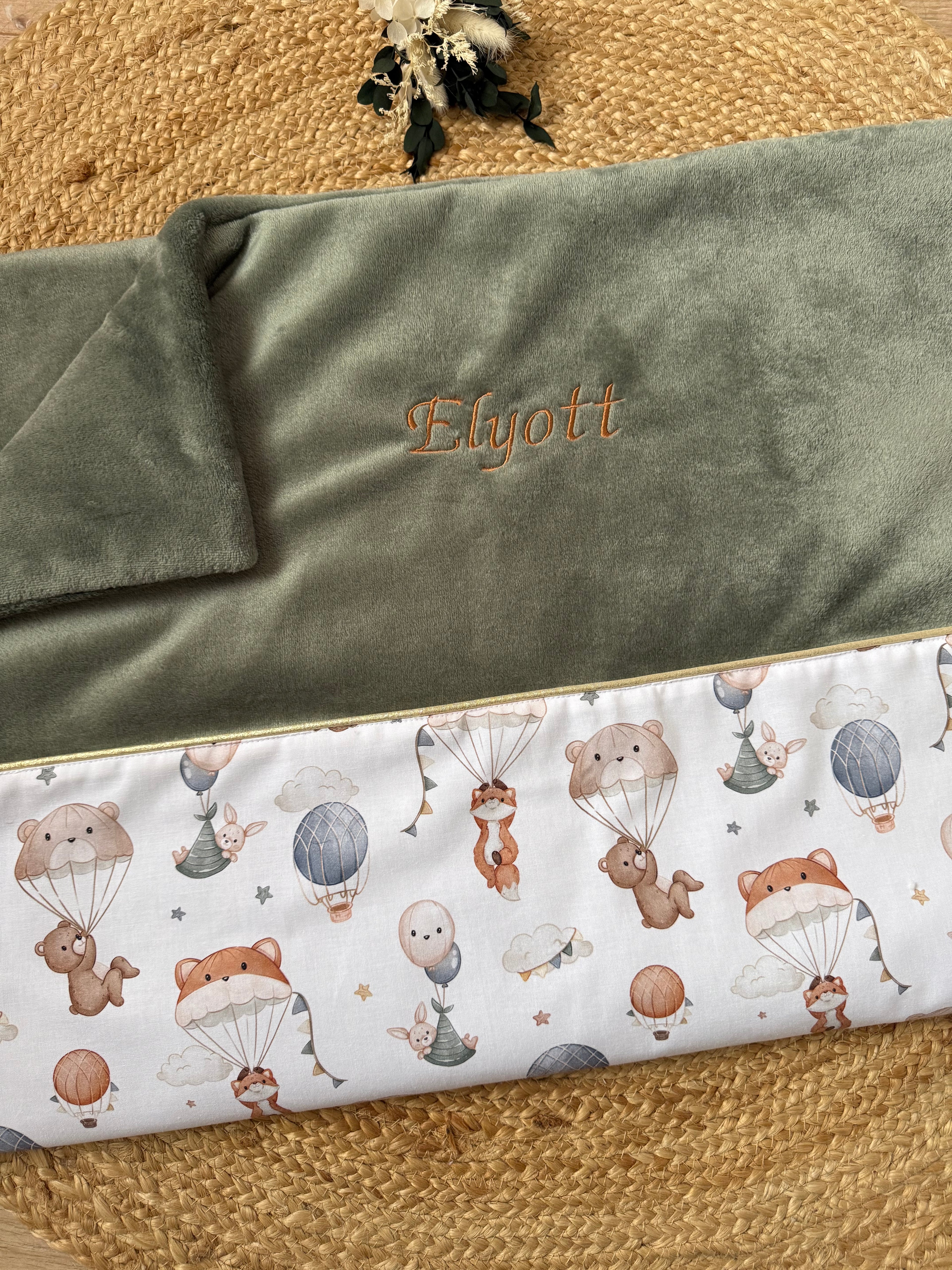 Couverture bébé personnalisée
