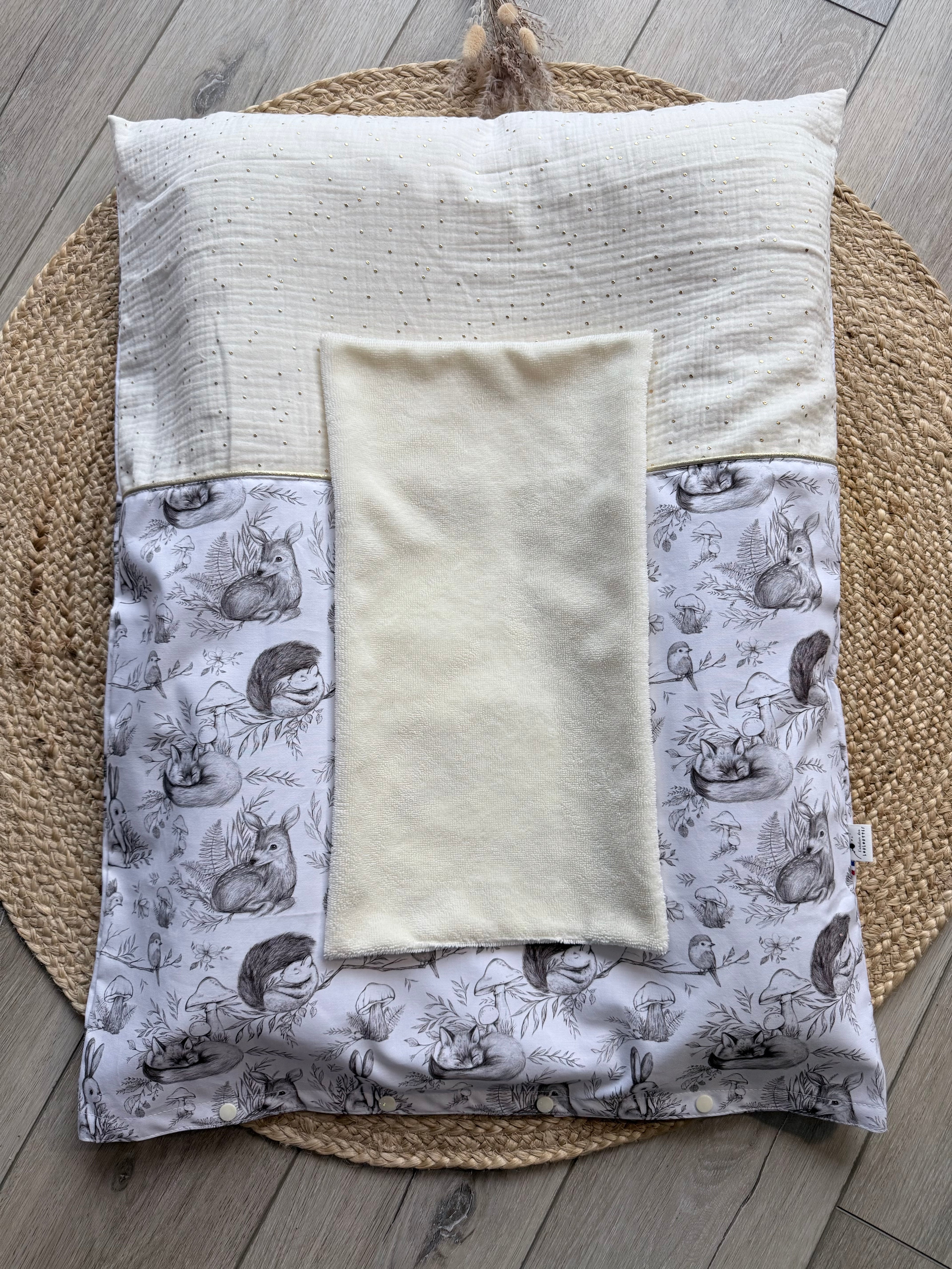 Housse de matelas à langer personnalisée
