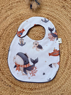 Bavoir rond bébé personnalisé