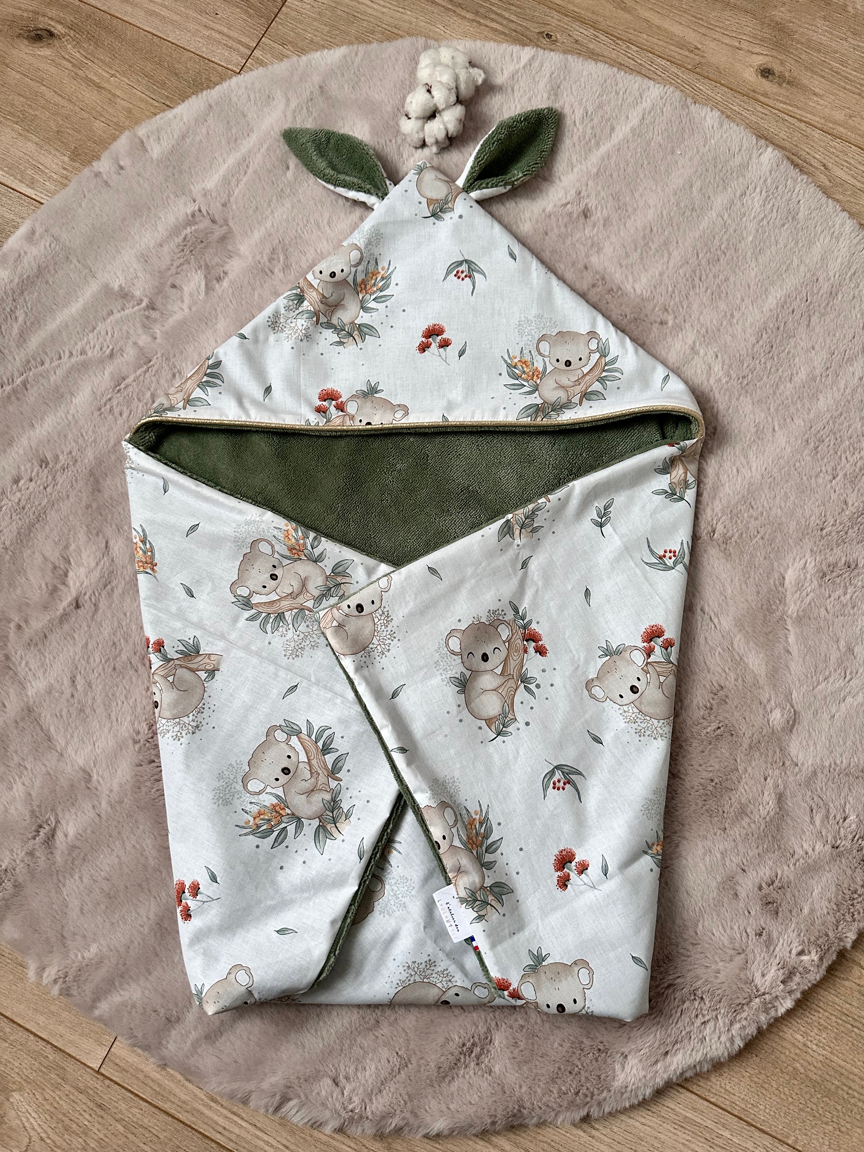 Cape de bain personnalisée