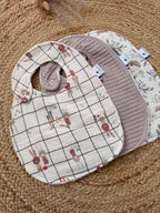 Bavoir rond bébé personnalisé