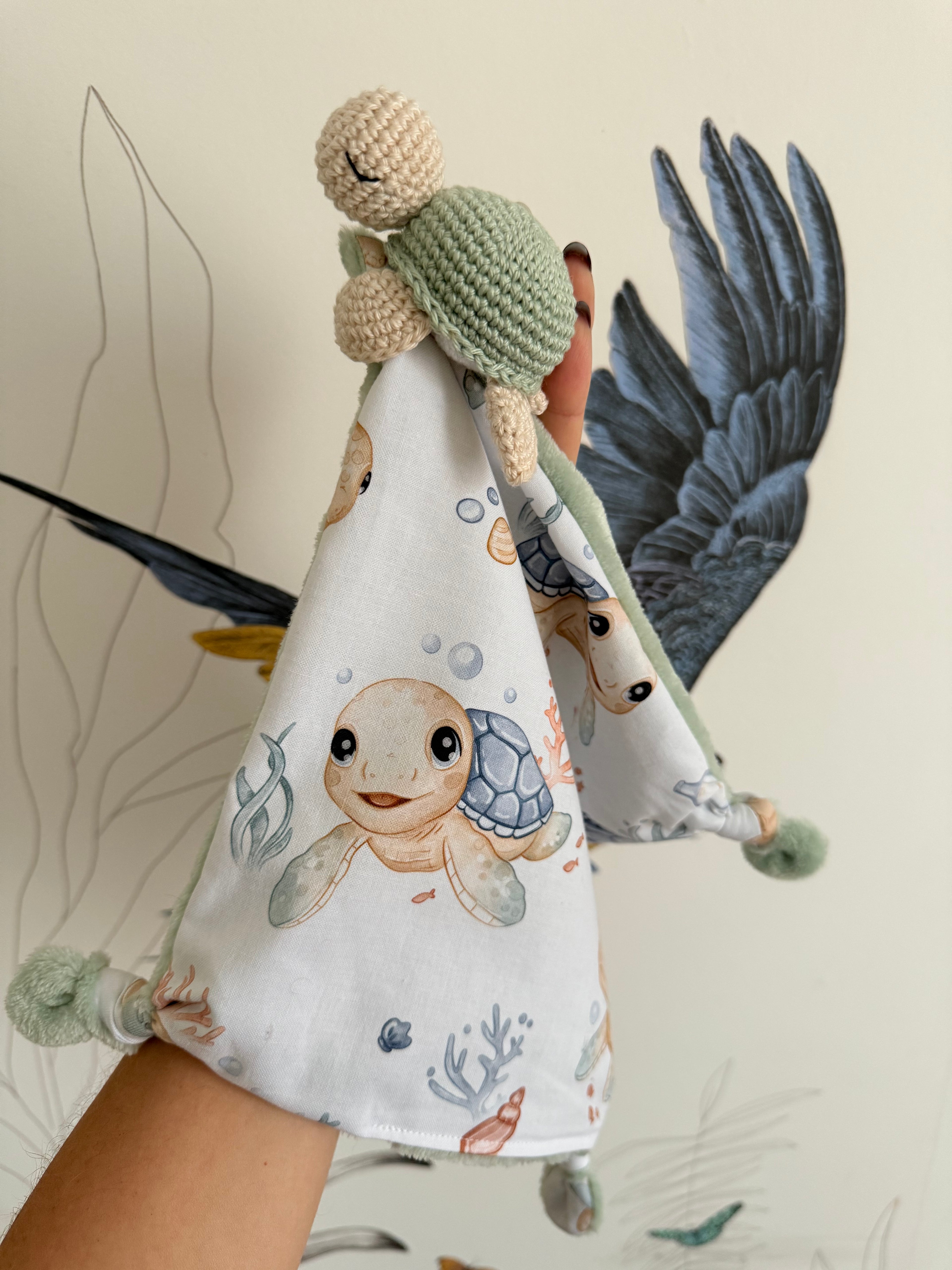 Doudou Luna la tortue personnalisé