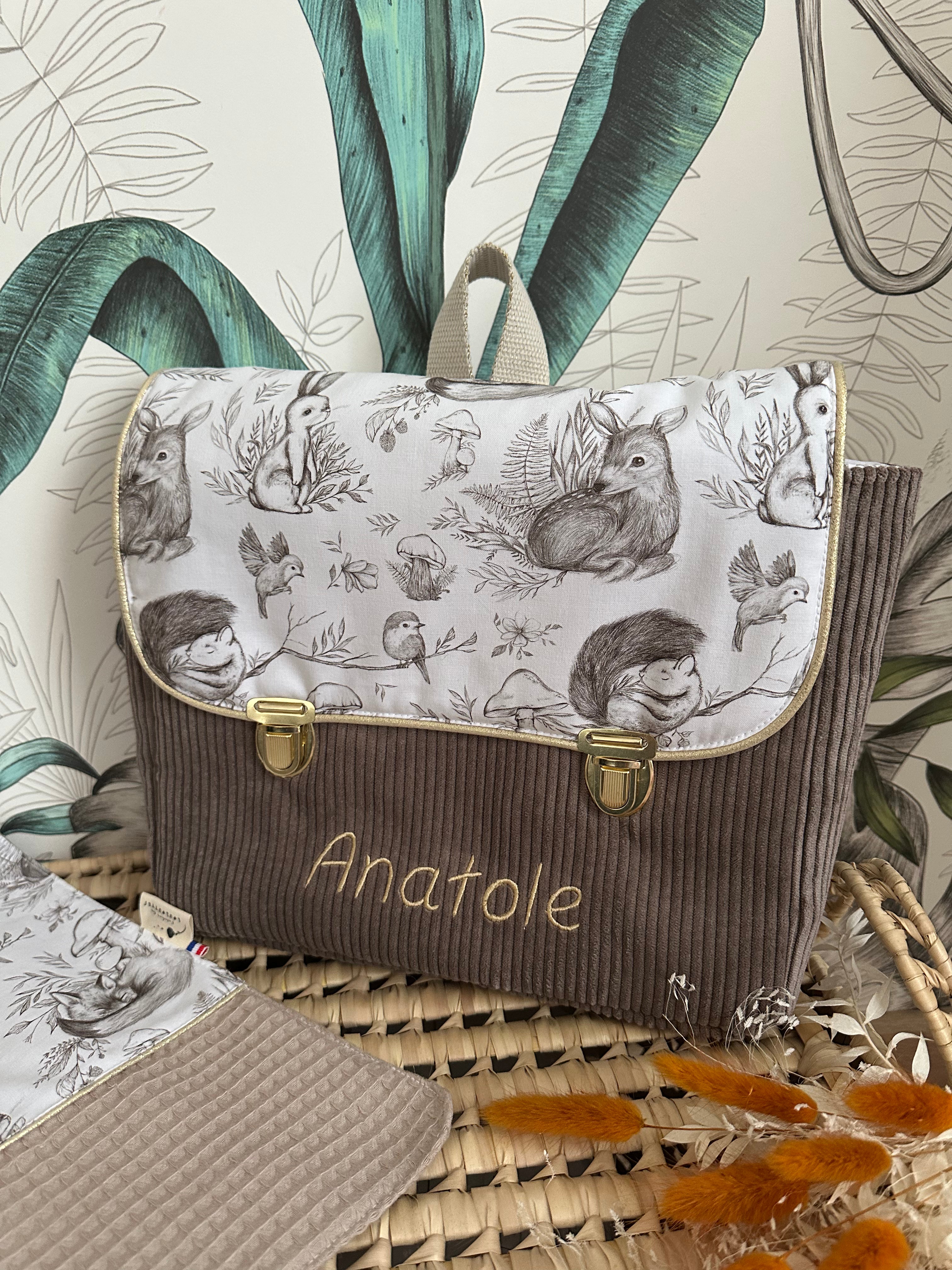 Cartable maternelle personnalisé